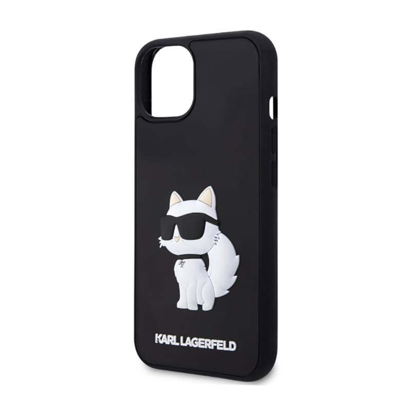 Karl Lagerfeld 3D Rubber NFT Choupette - Case for iPhone 14 (Black) 6