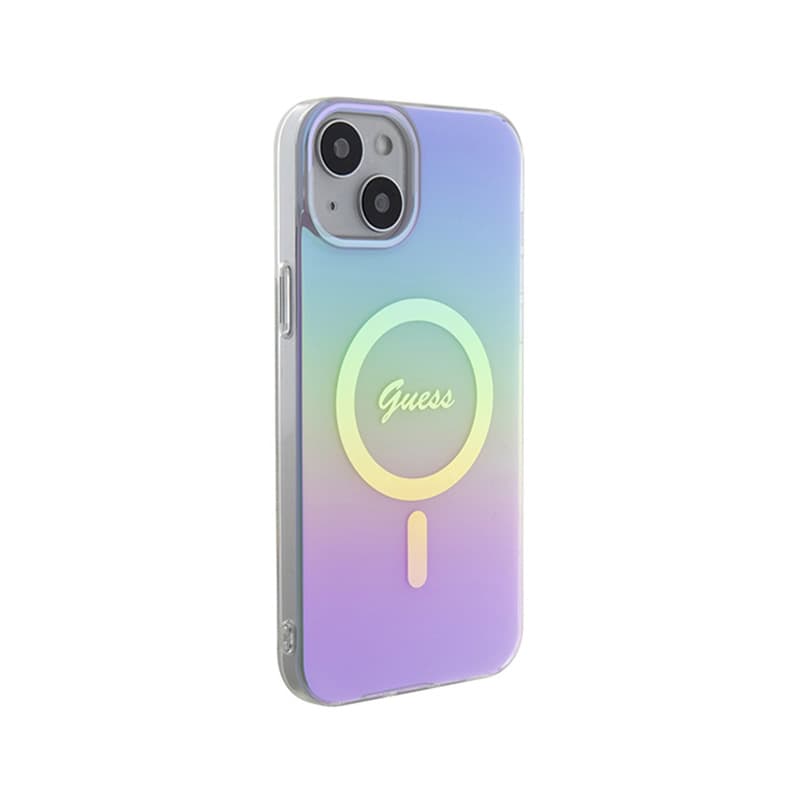 Guess IML Iridescent MagSafe - iPhone 15 Plus Case (purple) 4