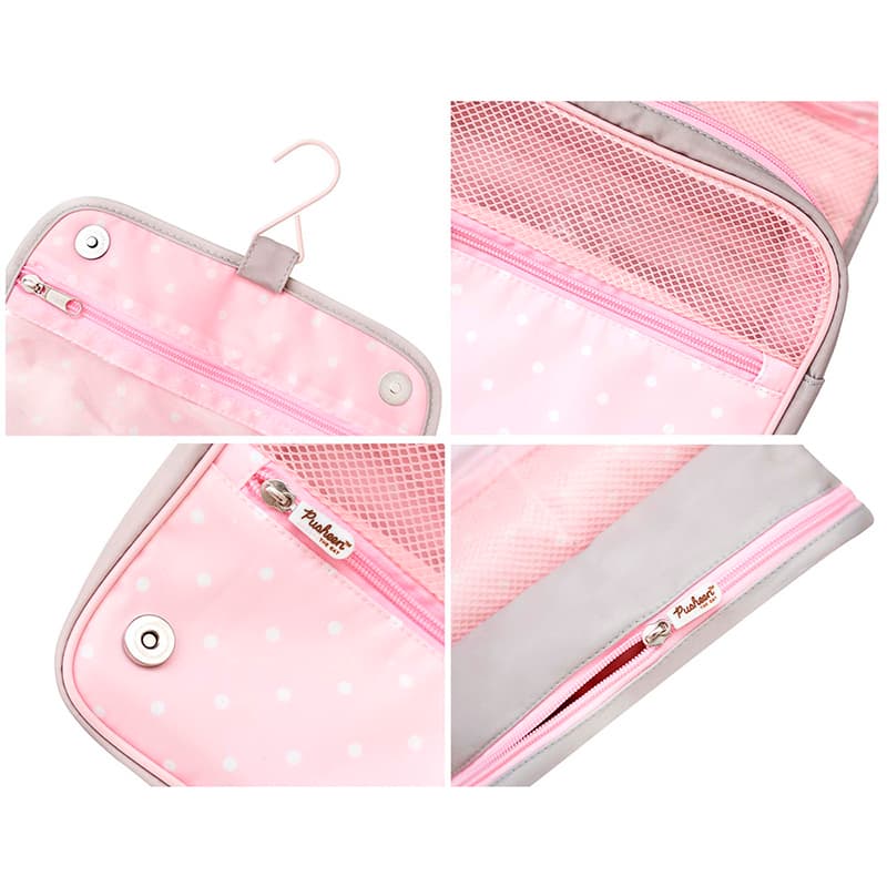 Pusheen - Foodie collection, large travel cosmetic bag with a hanging loop 3