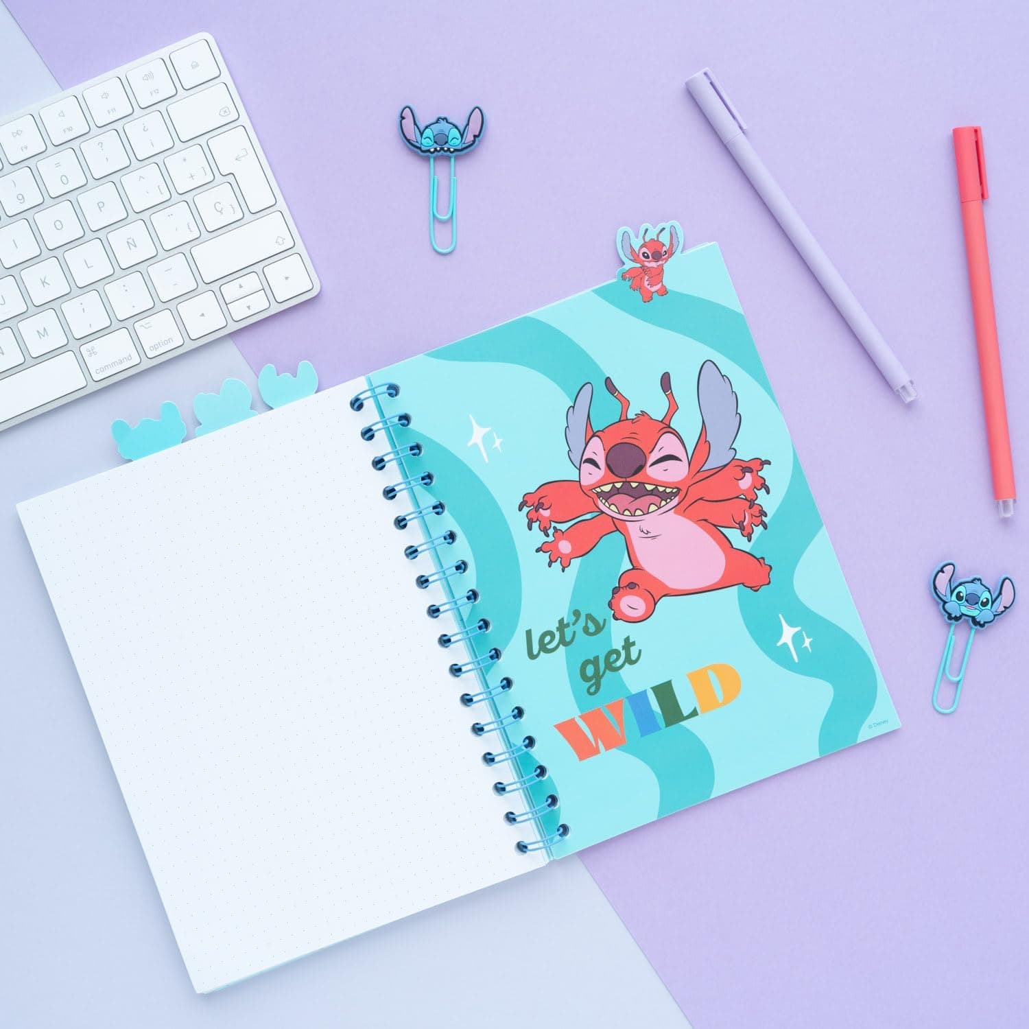 Disney Stitch - A5 Notebook / Notebook from the Waves collection 6