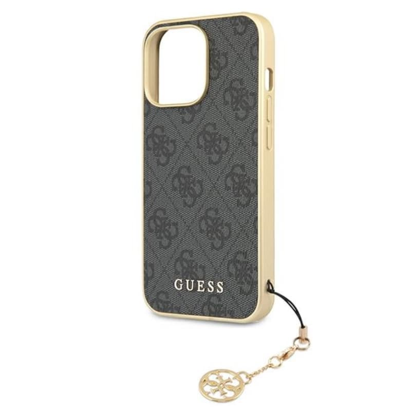 Guess 4G Charms Collection - Case for iPhone 13 Pro Max (Grey) 6