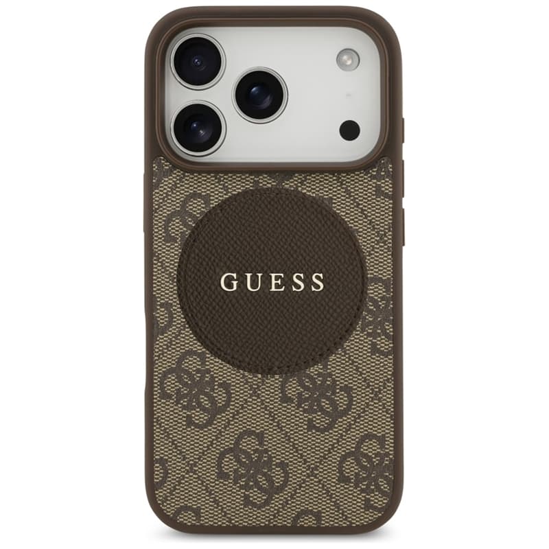 Guess 4G Circle Classic Logo MagSafe – Case iPhone 17 Pro (Brown) 3