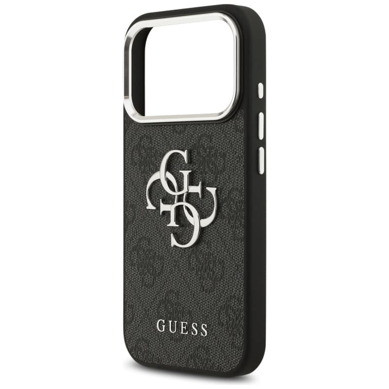 Guess 4G Big 4G Classic Logo - Case iPhone 17 Pro Max (Black / Silver) 6