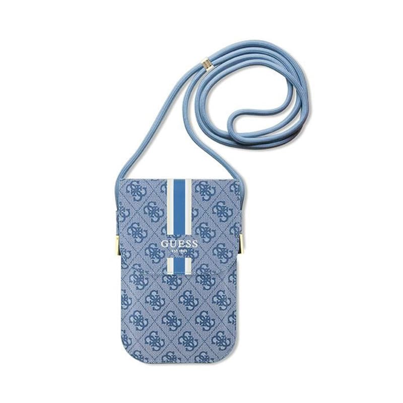 Guess 4G Stripes - Phone crossbody bag (blue) 1