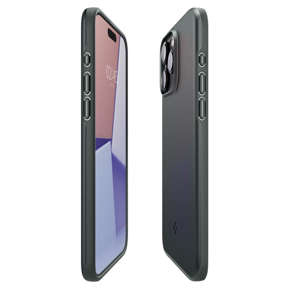 Spigen Thin Fit - Case for iPhone 15 Pro (Green) 8
