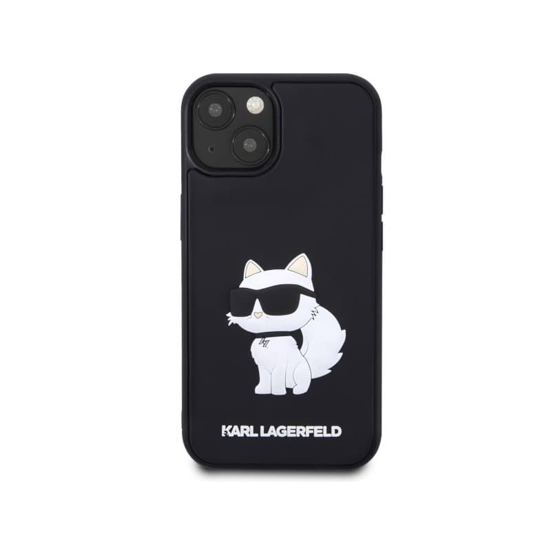 Karl Lagerfeld 3D Rubber NFT Choupette - Case for iPhone 14 Plus (Black) 3