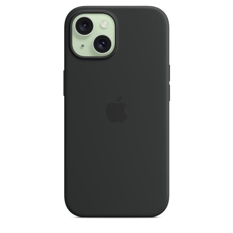 Apple Silicone Case – Silicone Case with MagSafe for iPhone 15 (Black) 4
