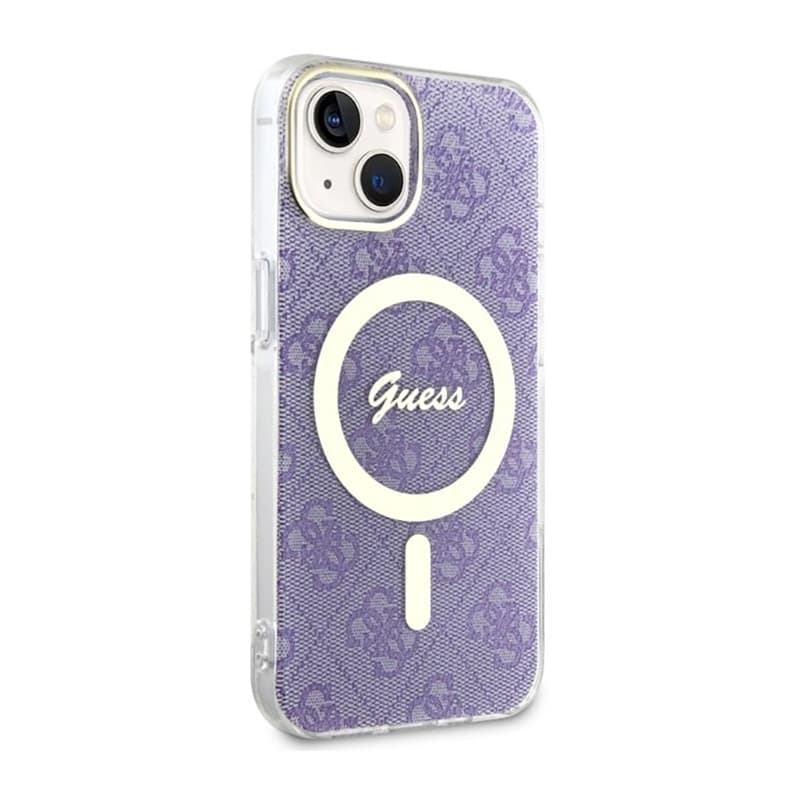Guess 4G MagSafe - Case for iPhone 14 Plus (Purple) 4