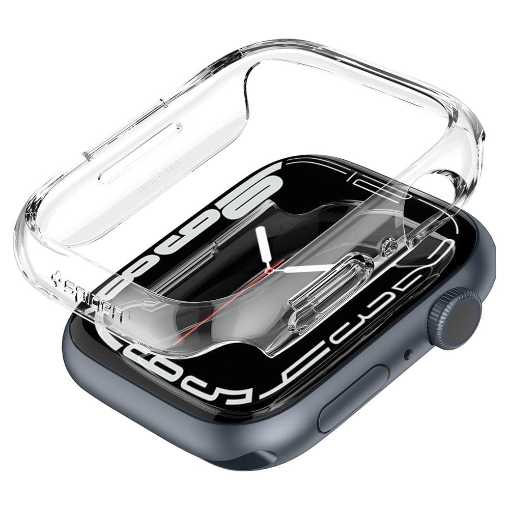 Spigen Thin Fit – Case for Apple Watch 8 / 7 45 mm (Crystal Clear)