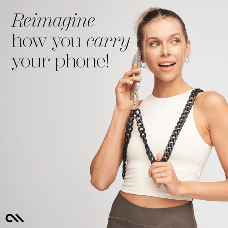 Case-Mate Phone Crossbody Chain - Shoulder chain for phone (Black) 7