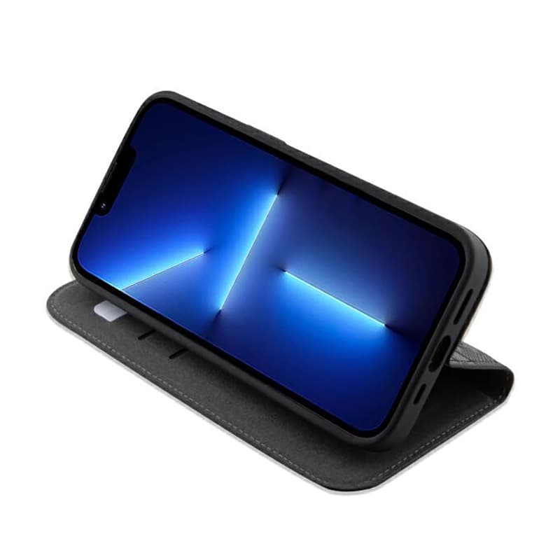 Karl Lagerfeld Booktype Saffiano Monogram - Case for iPhone 14 Pro (Black) 6