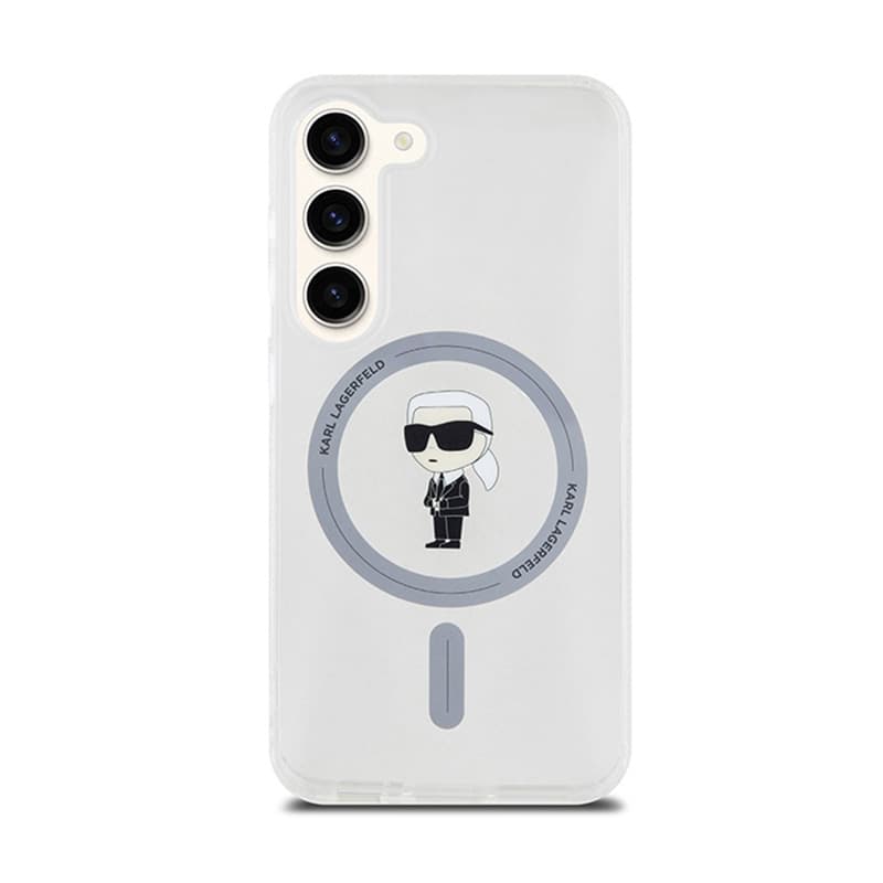Karl Lagerfeld IML Ikonik MagSafe - Case for Samsung Galaxy S23 (Transparent) 3