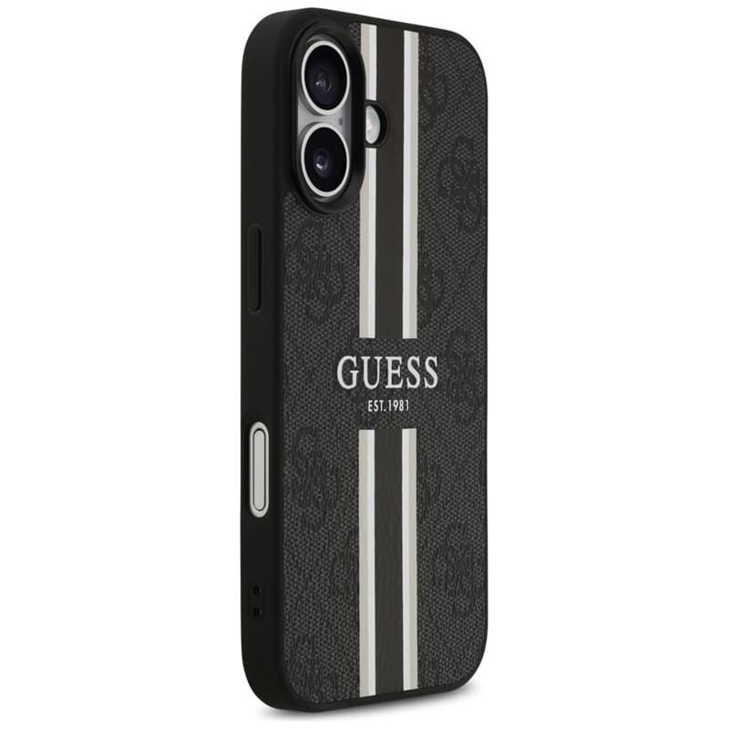 Guess 4G Printed Stripes MagSafe - Case iPhone 17 (black) 4