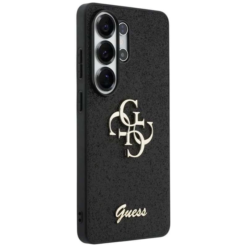 Guess Fixed Glitter Big 4G Metal Logo - Samsung Galaxy S26 Ultra Case (Black) 4