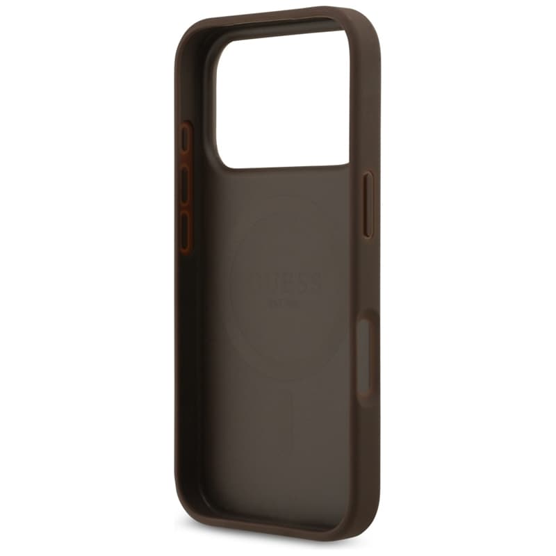 Guess 4G Circle Classic Logo MagSafe – Case iPhone 17 Pro (Brown) 7