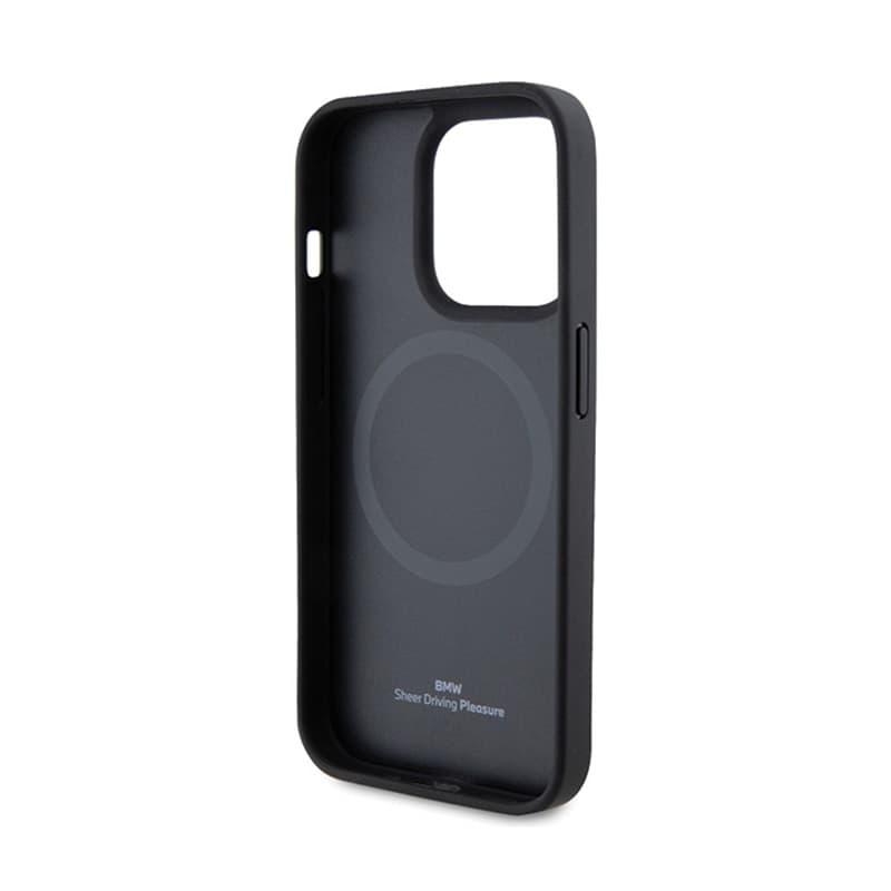 BMW Leather Hot Stamp MagSafe - Case for iPhone 15 Pro (black) 7