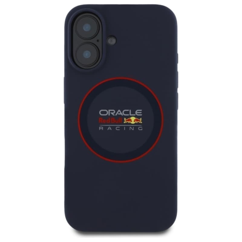 Red Bull Silicone Red Ring MagSafe - iPhone 16 Plus Case (Navy Blue) 3