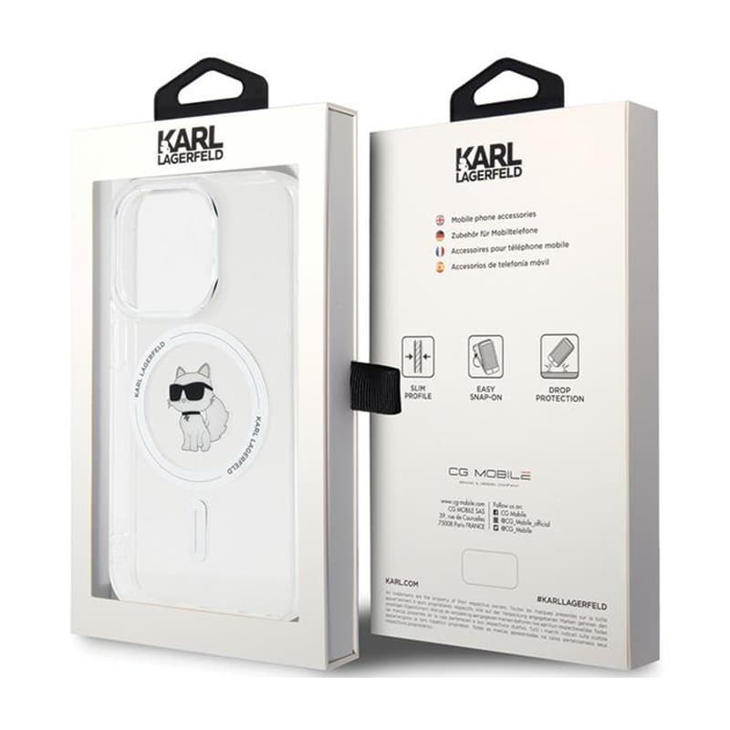 Karl Lagerfeld IML Choupette MagSafe - Case for iPhone 14 Pro (Transparent) 8