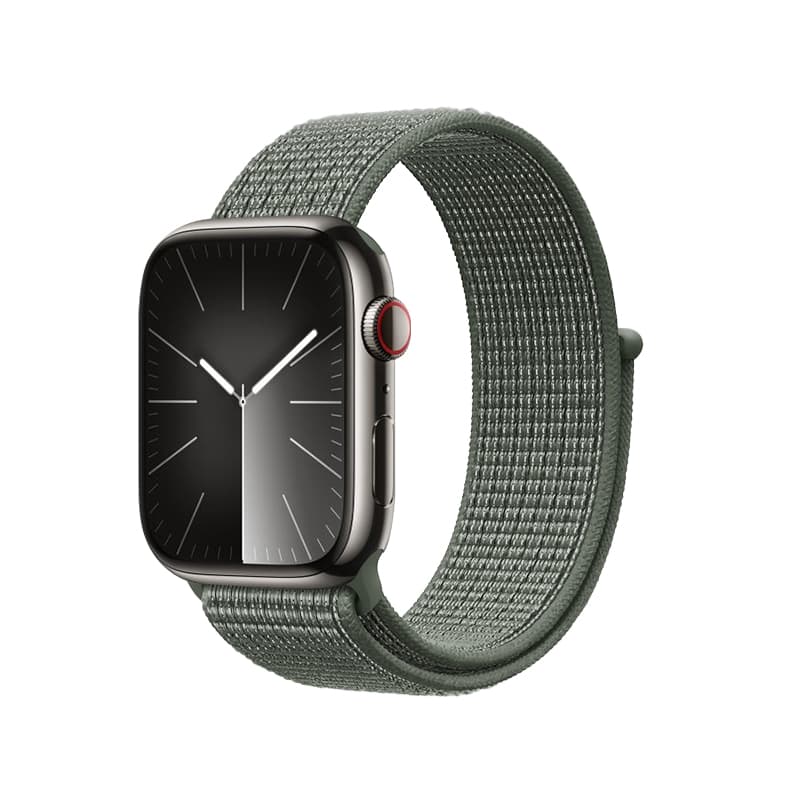 Crong Nylon - Sport Band for Apple Watch 44/45/46/49 mm (Military Green) 2