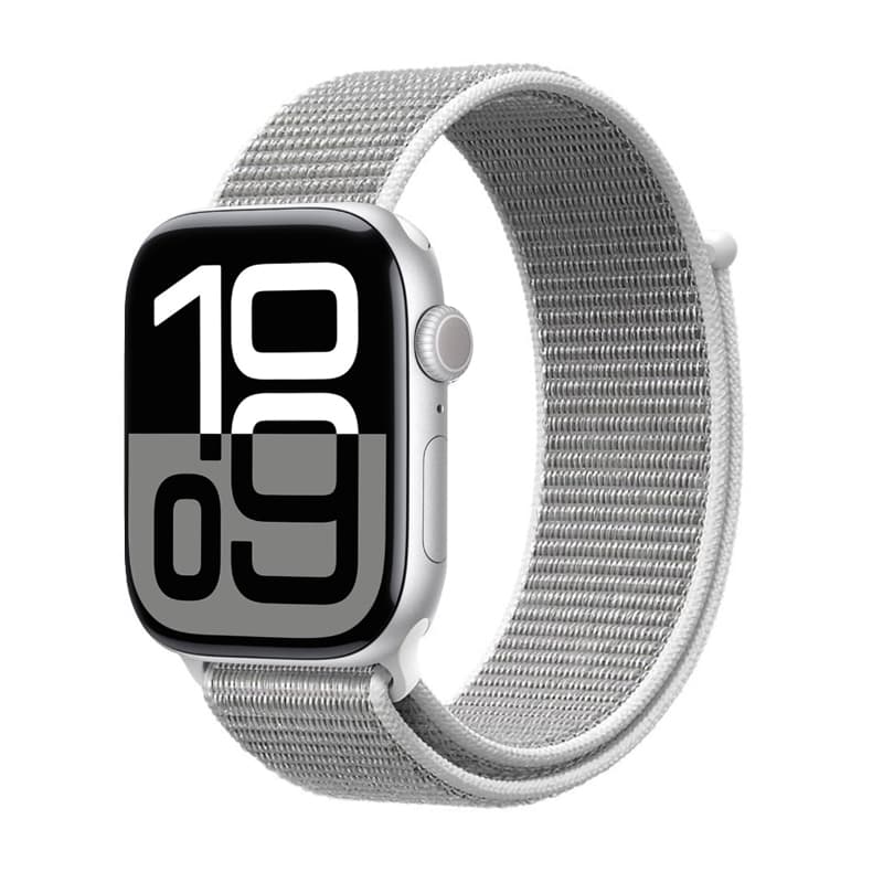 Crong Nylon - Sport Band for Apple Watch 38/40/41/42 mm (Silver Gray) 1