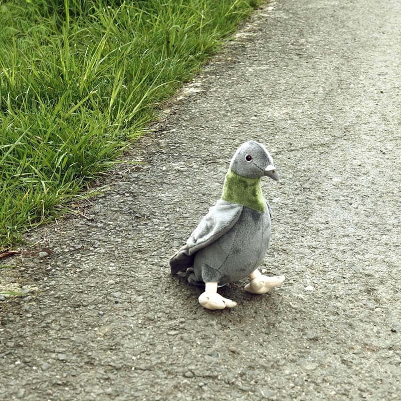 Rappa - Plush Realistic Toy Pigeon 23 cm Eco-Friendly 4