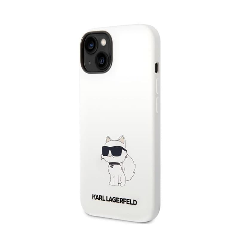 Karl Lagerfeld Silicone NFT Choupette - Case for iPhone 14 Plus (White) 2