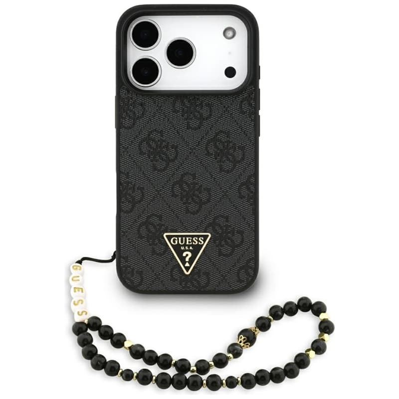 Guess 4G Strap Triangle Logo MagSafe - Case iPhone 17 Pro (black) 1