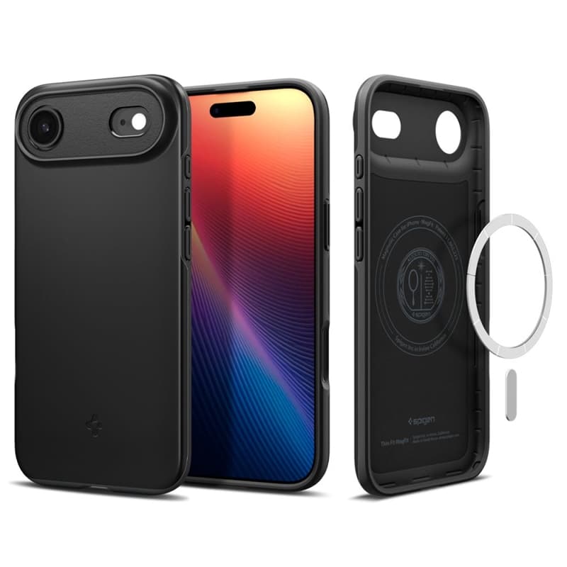 Spigen Thin Fit Mag MagSafe - Case for iPhone Air (Black) 2