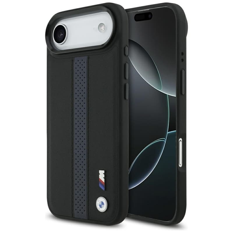 BMW M Perforated Stripe Logo MagSafe - Case iPhone Air (blue)