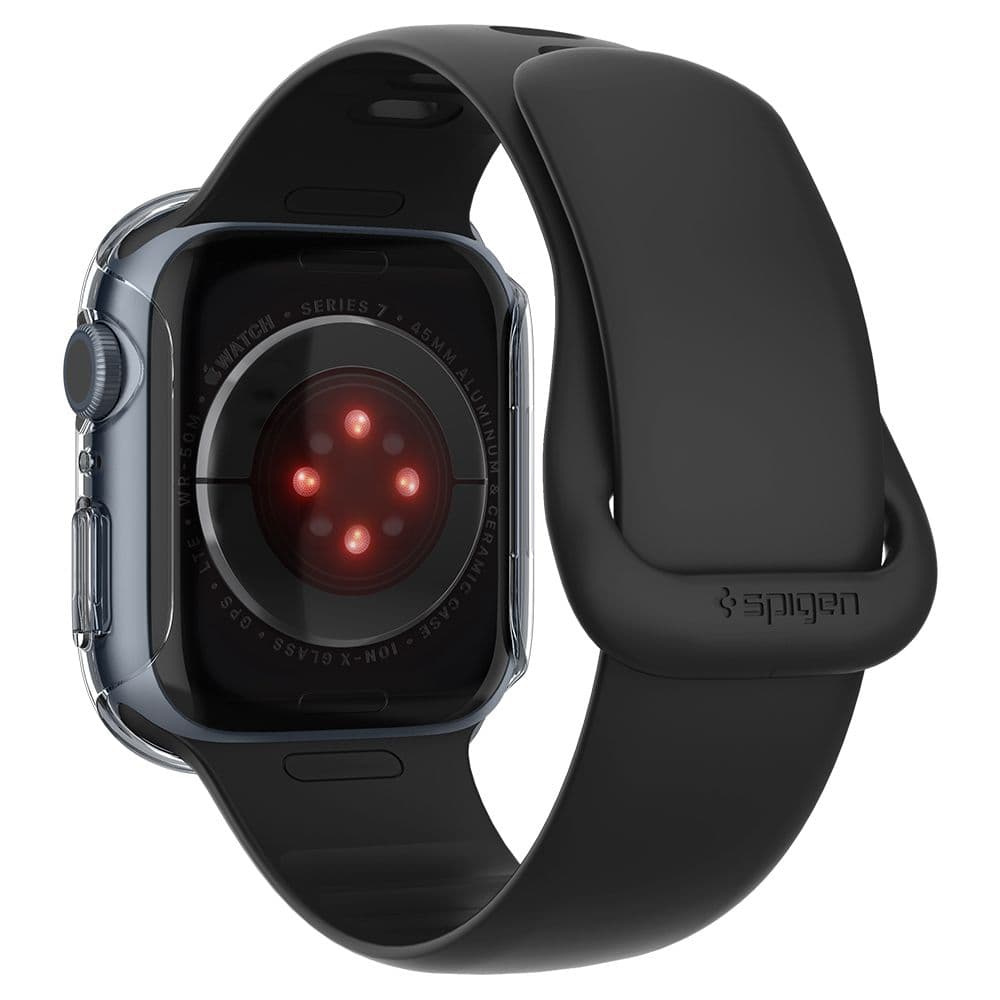 Spigen Thin Fit – Case for Apple Watch 8 / 7 45 mm (Crystal Clear) 4