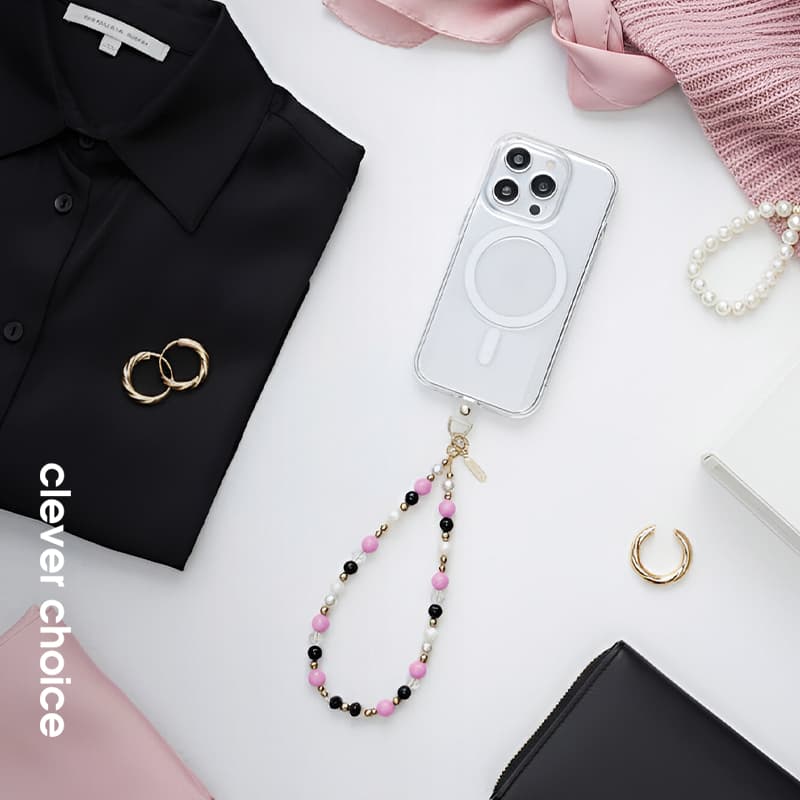 Crong Phone Charm - Lanyard Phone Pendant (Chic Beads) 2