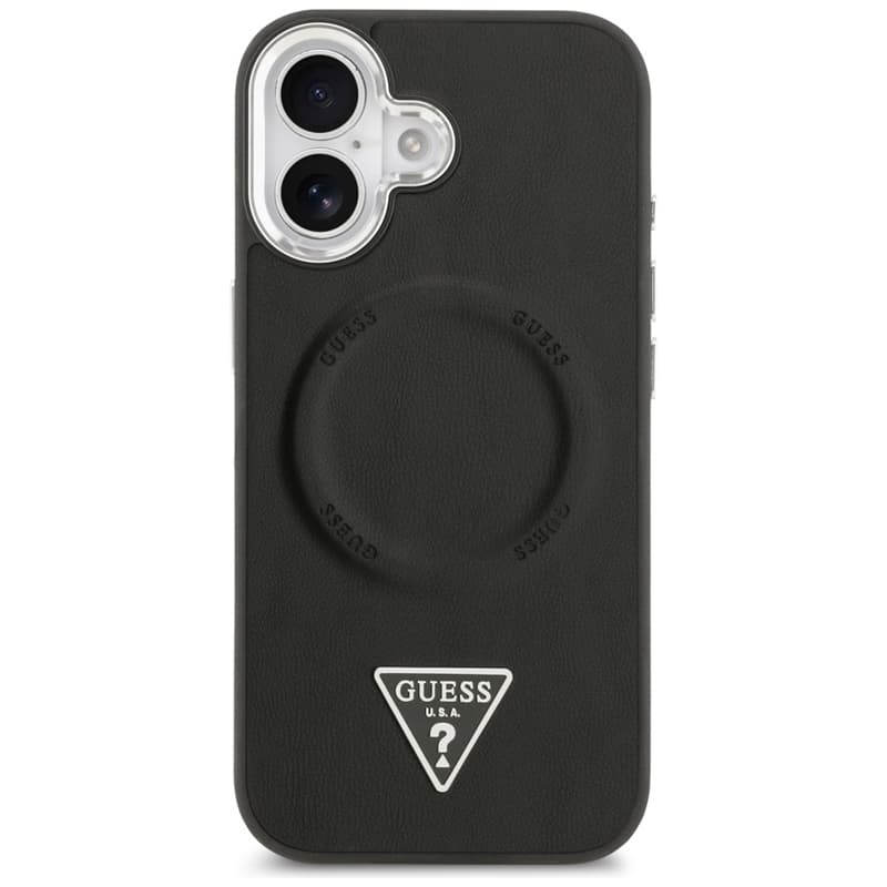 Guess Triangle Logo MagSafe - Case iPhone 17 (Black) 3