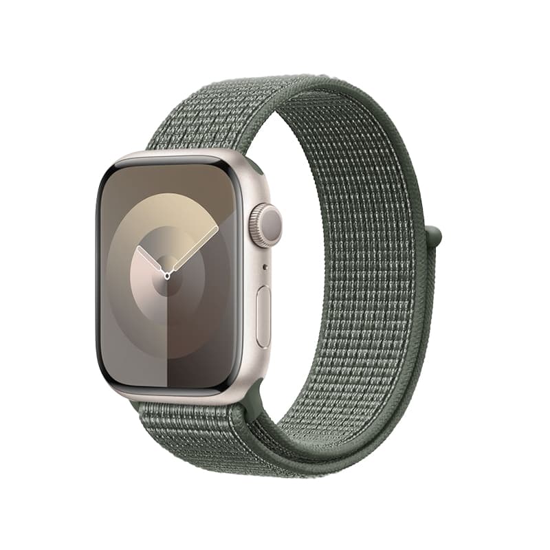 Crong Nylon - Sport Band for Apple Watch 44/45/46/49 mm (Military Green) 3