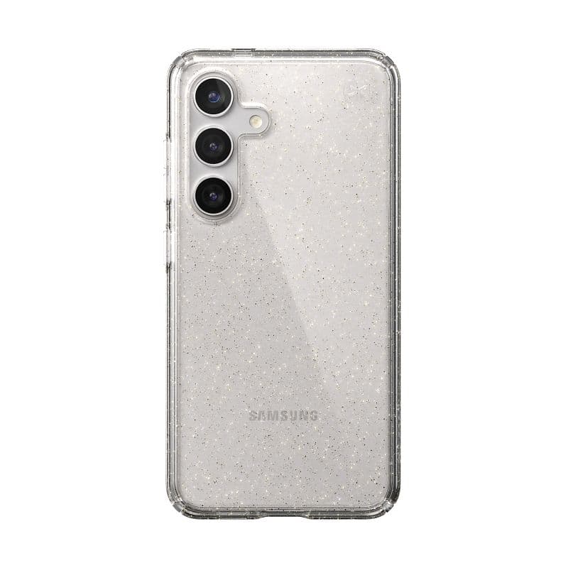 Speck Presidio Lux Glitter - Samsung Galaxy S24 Case (Clear / Gold Glitter) 8