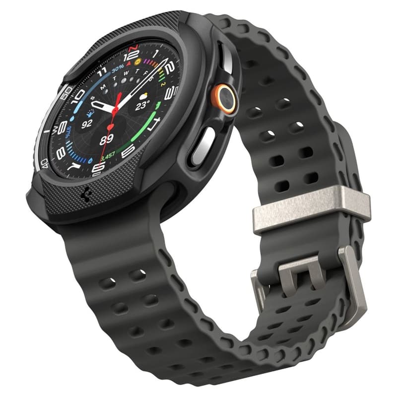 Spigen Liquid Air - Case for Samsung Galaxy Watch 8 Classic 46 mm (Matte Black) 7