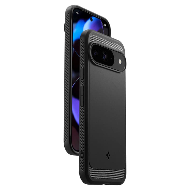 Spigen Rugged Armor - Case for Google Pixel 9 / 9 Pro (Matte Black) 7