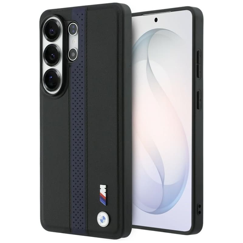 BMW M Perforated Stripe Logo MagSafe - Samsung Galaxy S26 Ultra Case (Blue)