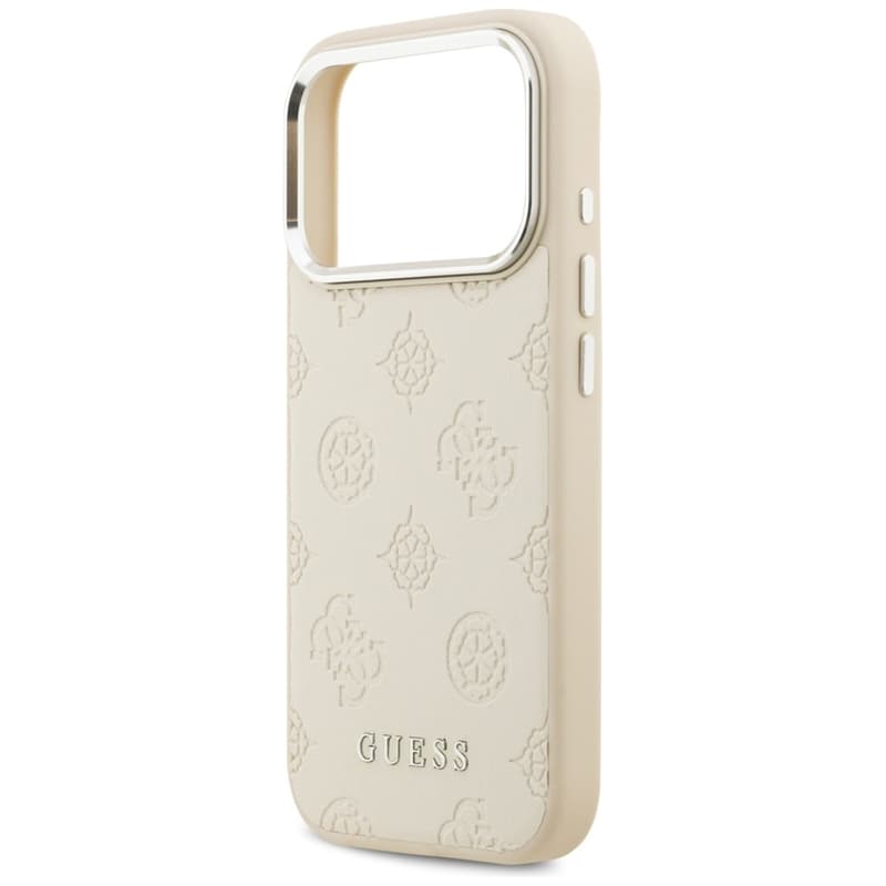Guess Peony Hot Stamp Script MagSafe - Case iPhone 17 Pro (beige) 6