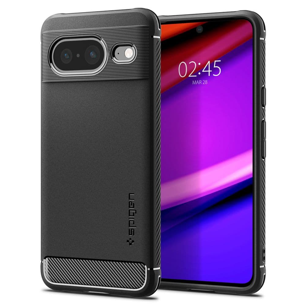 Spigen Rugged Armor - Case for Google Pixel 8 (Black)