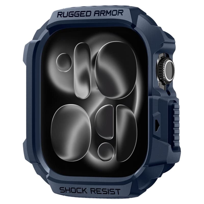 Spigen Rugged Armor V2 - Case for Apple Watch 10/11 42 mm (Navy Blue) 2