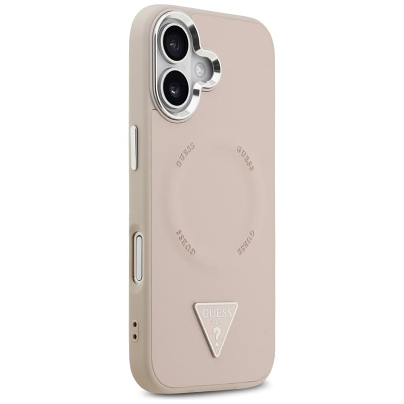 Guess Triangle Logo MagSafe - Case iPhone 17 (Pink) 4