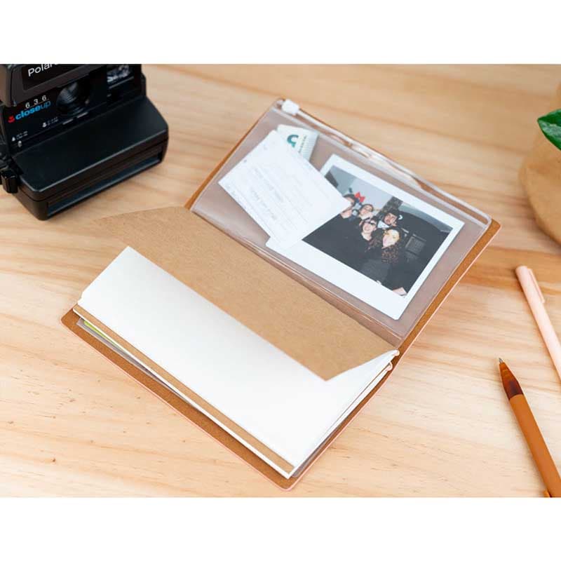 Pusheen – Leather Travel Notebook B6 (Pink) 4