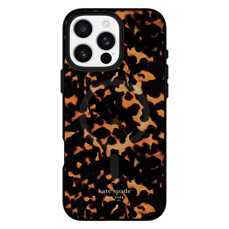 Kate Spade New York Protective MagSafe - Case for iPhone 16 Pro Max (Tortoise) 2