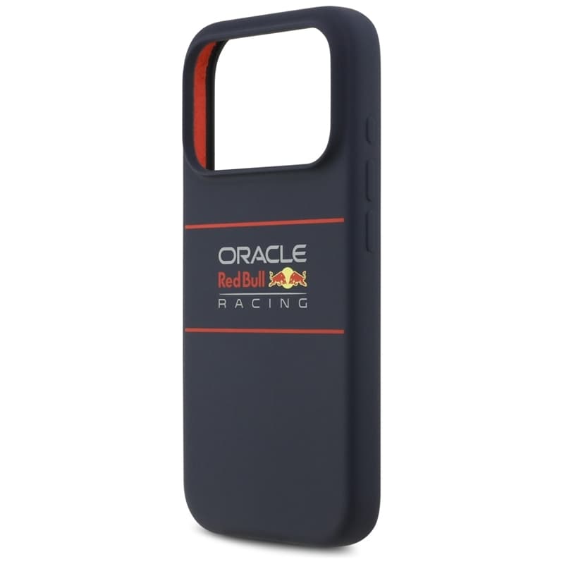 Red Bull Silicone Horizontal Centered Logo MagSafe - iPhone 17 Pro Case (Navy Blue) 6