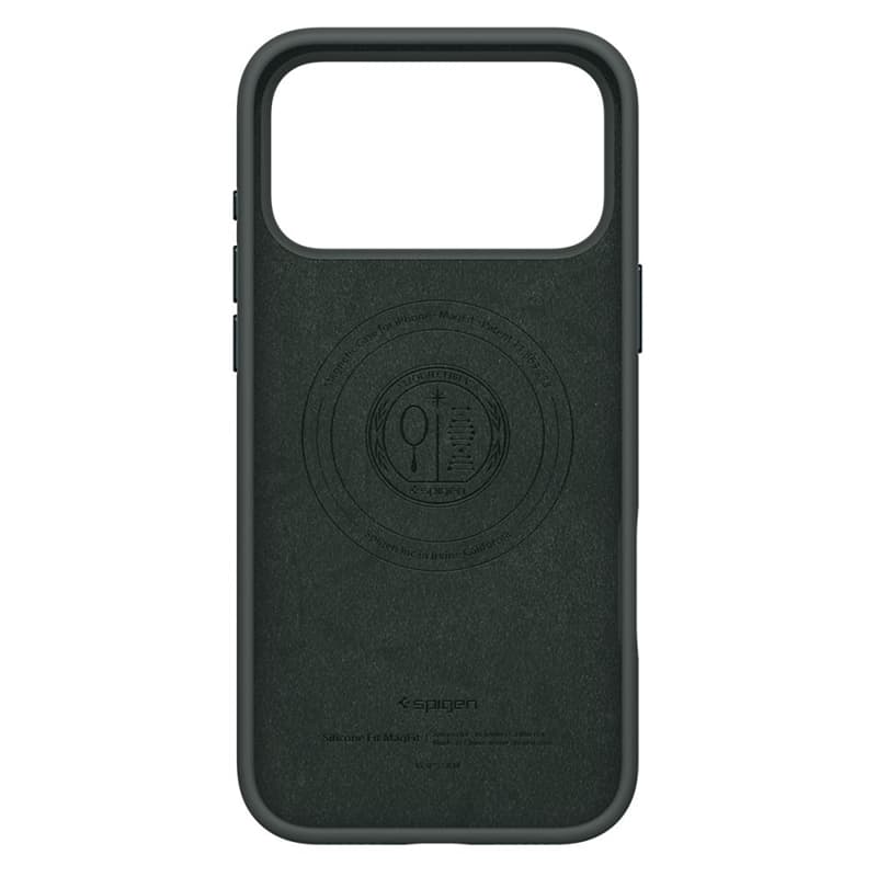 Spigen Silicone Fit Mag MagSafe - Case for iPhone 17 Pro (Abyss Green) 3