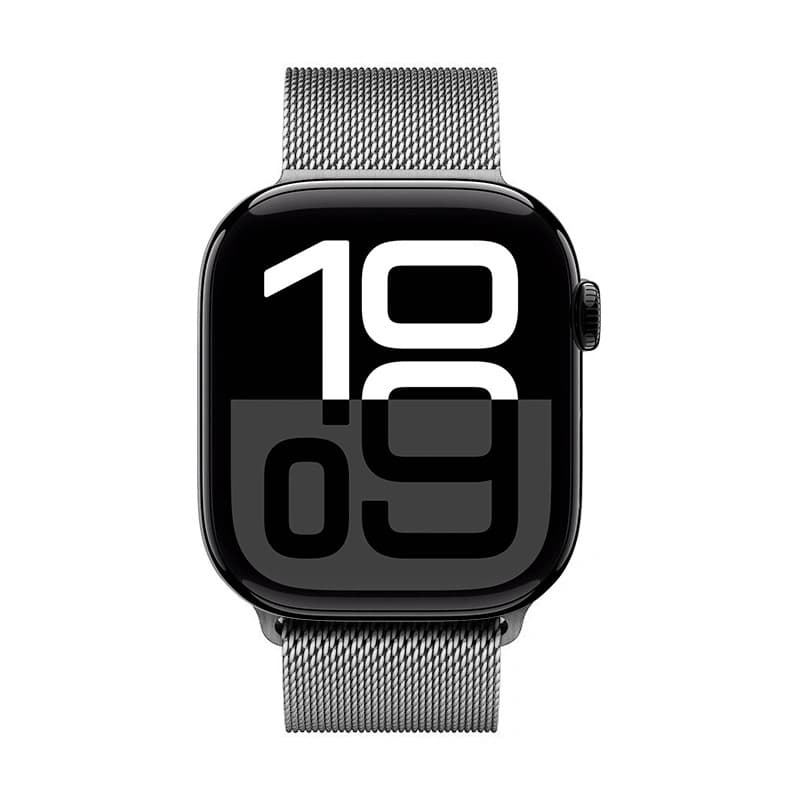 Crong Milano Steel - Stainless Steel Strap for Apple Watch 44/45/46/49 mm (Silver) 2