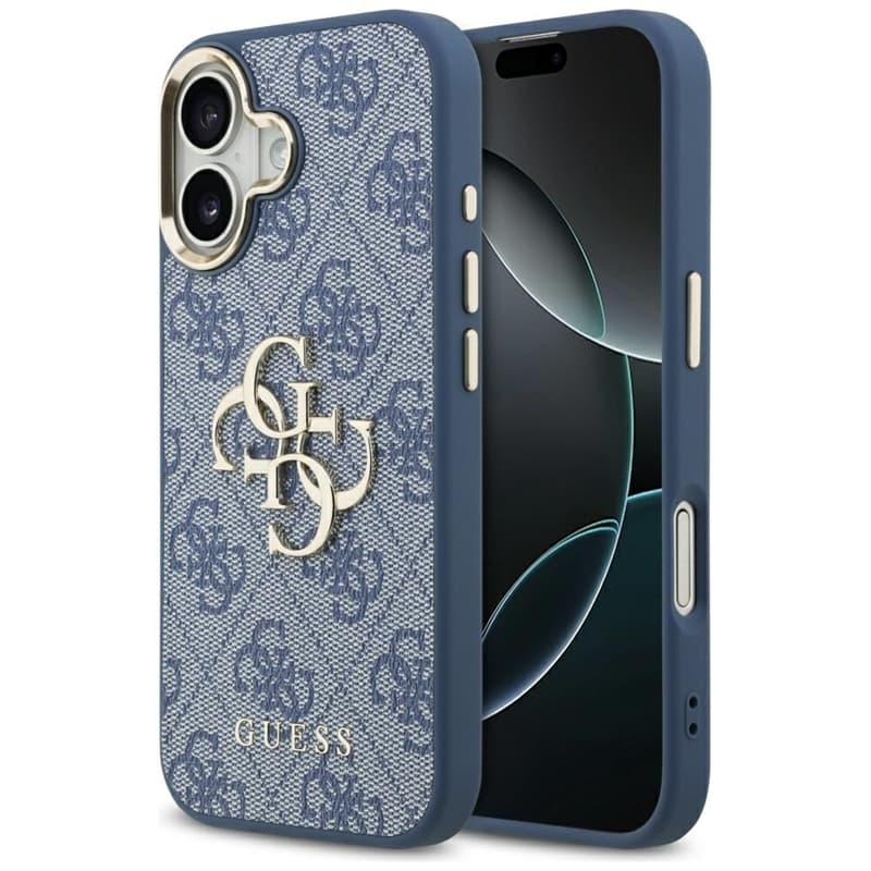 Guess 4G Big 4G Classic Logo - Case iPhone 17 (Blue / Gold)