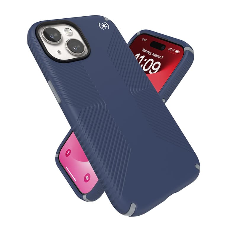 Speck Presidio2 Grip Magsafe - iPhone 17e / 16e / 15 / 14 / 13 Case (Coastal Blue / Dust Gray / White) 7