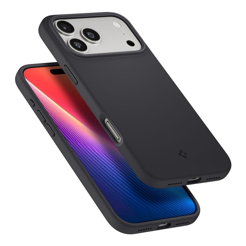 Spigen Silicone Fit Mag MagSafe - Case for iPhone 17 Pro (Black) 8