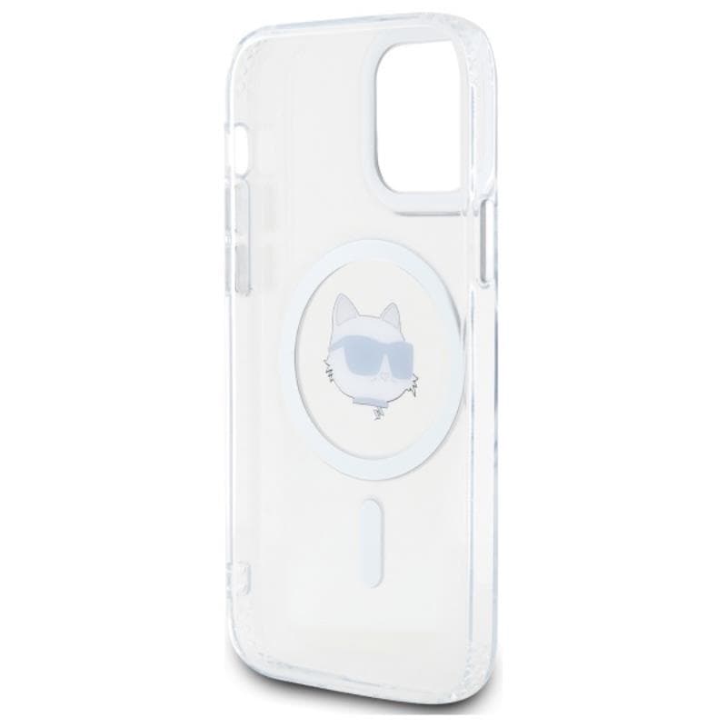 Karl Lagerfeld IML Metal Choupette Head MagSafe - Case for iPhone 12 / iPhone 12 Pro (White) 7